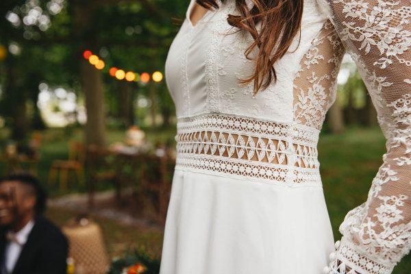 Inspiration mariage bohème chic cocktail marié en forêt