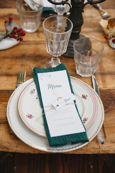 Inspiration mariage bohème table