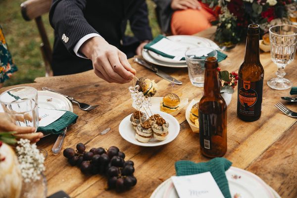 Inspiration mariage bohème chic cocktails des mariés
