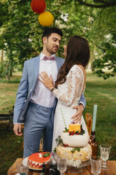 Inspiration mariage bohème chic cocktails des mariés