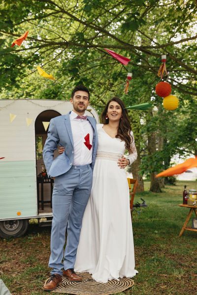 Inspiration mariage bohème chic les mariés