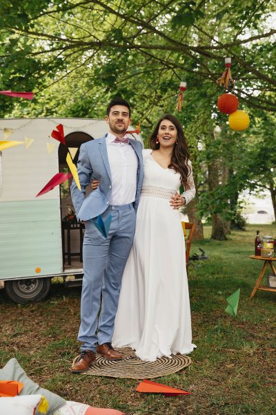 Inspiration mariage bohème chic les mariés
