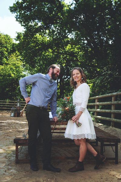 Inspiration mariage equestre bohème chemise de marié