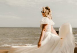 Robe Paloma danser avec sa robe de mariée jupe longue