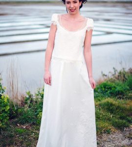 top et jupe mariée dentelle